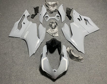 Ducati 1199 Fairings (2011-2014) Gray, White at KingsMotorcycleFairings.com