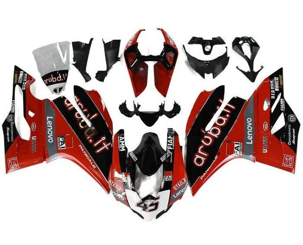 Ducati 1199 Fairings (2011-2014) Red, Black, White Aruba at KingsMotorcycleFairings.com