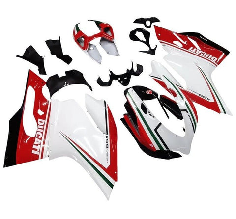 Ducati 1199 Fairings (2011-2014) Red, White, Green, Black at KingsMotorcycleFairings.com