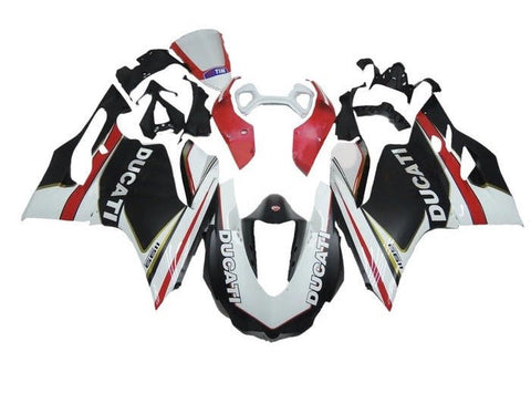 Ducati 1199 Fairings (2011-2014) White, Red, Gold, Matte Black at KingsMotorcycleFairings.com