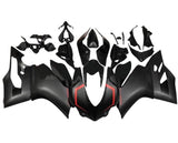 Ducati 1299 Panigale Fairings (2015-2020) Matte Black, Red Stripe at KingsMotorcycleFairings.com