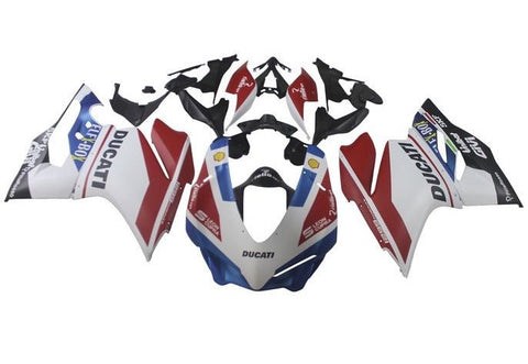 Ducati 1299 Fairings (2015-2020) Matte White, Red, Blue at KingsMotorcycleFairings.com
