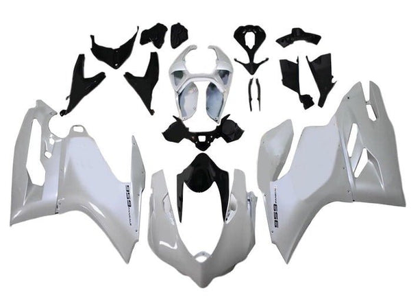 Ducati 1299 Fairings (2015-2020) Pearl White at KingsMotorcycleFairings.com