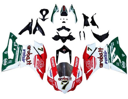 Ducati 1299 Fairings (2015-2020) White, Red, Green Valsir at KingsMotorcycleFairings.com