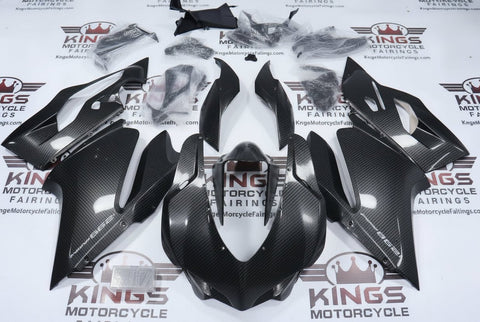 Ducati 1299 Panigale Fairings (2015-2020) Faux Carbon Fiber at KingsMotorcycleFairings.com