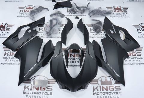 Ducati 1299 Panigale Fairings (2015-2020) Matte Black at KingsMotorcycleFairings.com