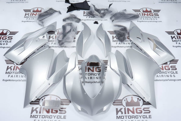Ducati 1299 Panigale Fairings (2015-2020) Silver at KingsMotorcycleFairings.com