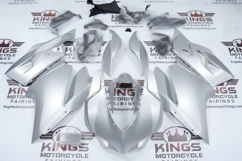 Ducati 1299 Panigale Fairings (2015-2020) Silver at KingsMotorcycleFairings.com
