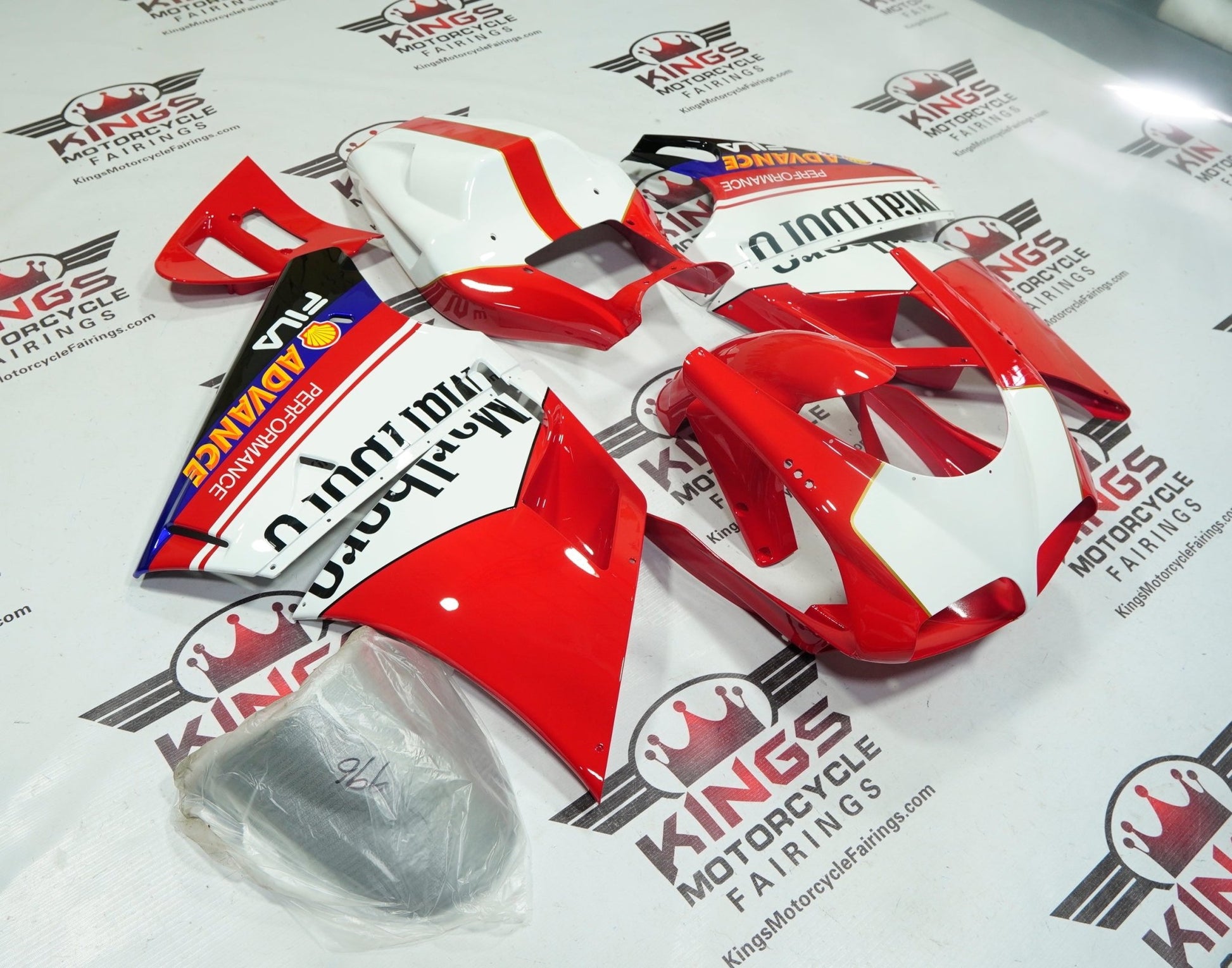 Ducati 748 Fairings (1994-1999) Red, White, Blue Marlboro at KingsMotorcycleFairings.com