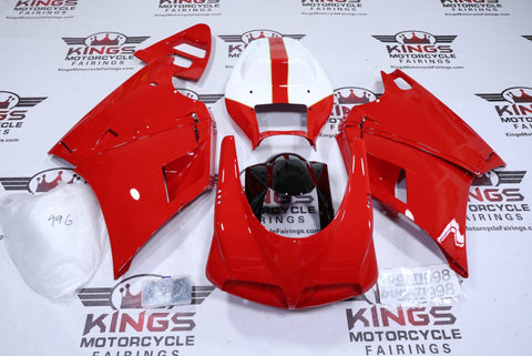 Ducati 748 Fairings (1994-2003) Red, Black, White, Gold at1KingsMotorcycleFairings.com