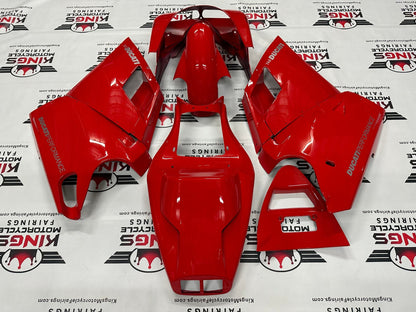 Ducati 748 Fairing Set (1994-2003) Red, Silver at KingsMotorcycleFairings.com