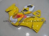 Ducati 748 Fairings (1994-2003) Yellow, White, Black Stripe at KingsMotorcycleFairings.com