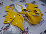 Ducati 748 Fairings (1994-2003) Yellow, White, Silver at KingsMotorcycleFairings.com