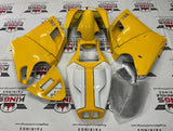 Ducati 748 (1994-2003) Dark Yellow & White Fairings at KingsMotorcycleFairings.com