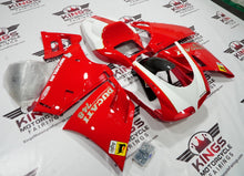 Ducati 748 (1994-2003) Red, White, Black & Gold Pinstripe Fairings at KingsMotorcycleFairings.com
