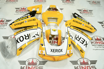 Ducati 748 (1994-2003) Yellow, White, Black Xerox Fairings at KingsMotorcycleFairings.com