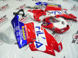 Ducati 749 Fairing Set (2005-2006) Red, Blue, White, Fila at KingsMotorcycleFairings.com