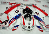 Ducati 749 Fairings (2005-2006) White, Red, White, Blue, Black #21 at KingsMotorcycleFairings.com