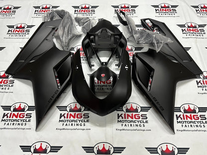 Ducati 848 Fairing Kit (2007-2014) All Matte Black at KingsMotorcycleFairings.com