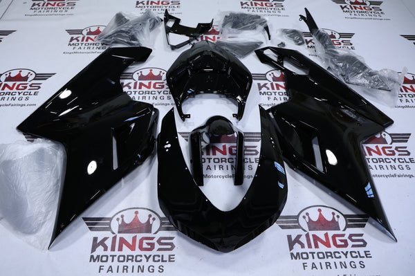 Ducati 848 Fairing Kit (2007-2014) Black Gloss at KingsMotorcycleFairings.com