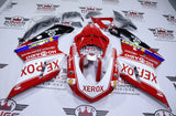 Ducati 848 Fairing kit (2007-2014) Red, White Stripe Xerox at KingsMotorcycleFairings.com