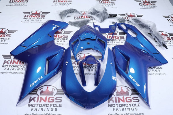 Ducati 848 Fairings (2007-2014) Blue Metallic at KingsMotorcycleFairings.com