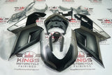 Ducati 848 Fairings (2007-2014) Matte Black, Matte Silver, Black at KingsMotorcycleFairings.com