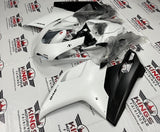 Ducati 848 Fairings (2007-2014) Matte White, Matte Black at KingsMotorcycleFairings.com