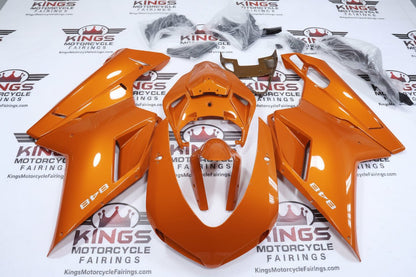 Ducati 848 Fairings (2007-2014) Orange at KingsMotorcycleFairings.com