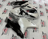 Ducati 848 Fairings (2007-2014) Pearl White, Black at KingsMotorcycleFairings.com