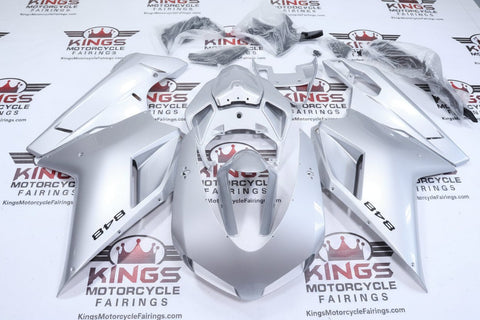 Ducati 848 Fairings (2007-2014) Silver at KingsMotorcycleFairings.com