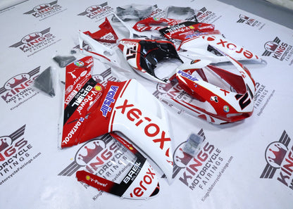Ducati 848 Fairings (2007-2014) Xerox Red, White, Black at KingsMotorcycleFairings.com
