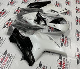 Ducati 848 (2007-2014) Pearl White & Black Fairings at KingsMotorcycleFairings.com 