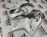 Ducati 848 (2007-2014) Pearl White, Red Fairings at KingsMotorcycleFairings.com
