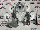 Ducati 848 (2007-2014) Pearl White, Red Fairings at KingsMotorcycleFairings.com