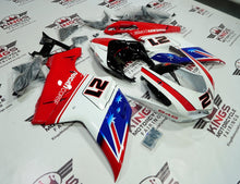Ducati 848 (2007-2014) Red, White & Blue Bayliss Corse #21 Fairings at KingsMotorcycleFairings.com