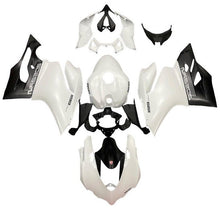 Ducati 899 Fairings (2011-2014) Pearl White, Matte Black at KingsMotorcycleFairings.com