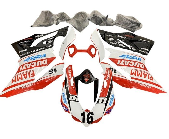 Ducati 899 Fairings (2011-2014) White, Red, Black, Valsir at KingsMotorcycleFairings.com