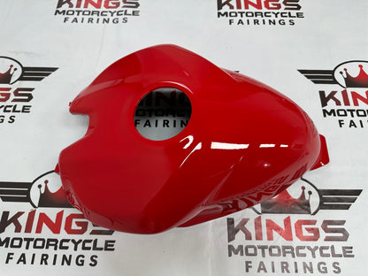 Ducati 899 Tank Cover Fairing (2011-2014) Red, White Stripe, Tim at KingsMotorcycleFairings.com