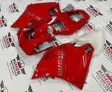 Ducati 916 Fairing set (1994-1999) All Red, Silver at KingsMotorcycleFairings.com