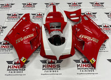 Ducati 916 (1994-1999) Red, White, Black & Gold Pinstripe Fairings at KingsMotorcycleFairings.com