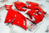 Ducati 996 Red Gloss Fairing Kit (1998-2002) at KingsMotorcycleFairings.com