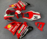 Ducati 996 Race Fairings (1998-2002) Red, White, Green #36 from KingsMotorcycleFairings.com