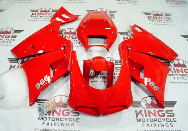 Ducati 996 Red Gloss Fairings (1998-2002) at KingsMotorcycleFairings.com