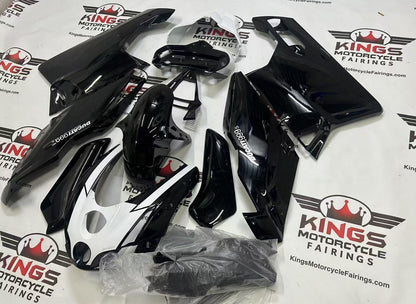 Ducati 999 Fairing Kit (2003-2004) Black Gloss, White at KingsMotorcycleFairings.com