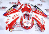 Ducati 999 Fairings (2003-2004) Red, White Xerox Shell at KingsMotorcycleFairings.com