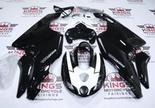 Ducati 999s Fairings (2005-2006) Black Gloss, White from KingsMotorcycleFairings.com