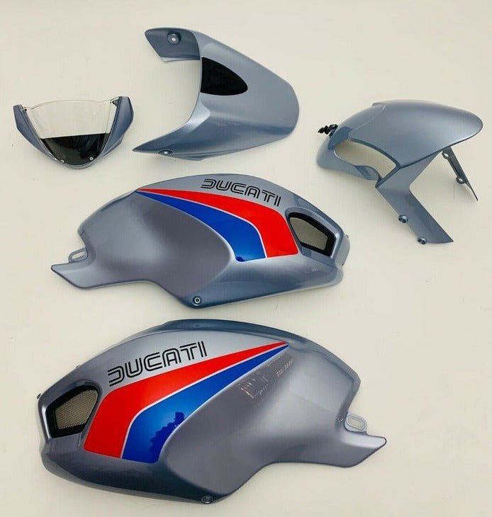 Ducati Monster 696, 796, 1100 Fairings (2008-2016) Gray, Red, Blue at KingsMotorcycleFairings.com
