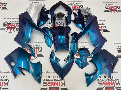 Ducati Panigale V4 Fairing Kit (2020-2021) Chameleon Blue, Purple at KingsMotorcycleFairings.com