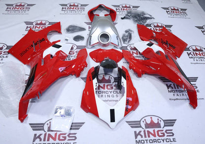 Ducati Panigale V4 Fairing Kit (2022-2024) Red, White, Black, Silver at KingsMotorcycleFairings.com